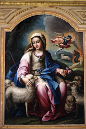 LIENZO DE LA DIVINA PASTORA